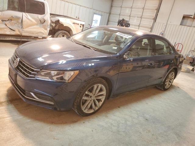 1VWLA7A38KC012259 - 2019 VOLKSWAGEN PASSAT WOLFSBURG Azul foto 1