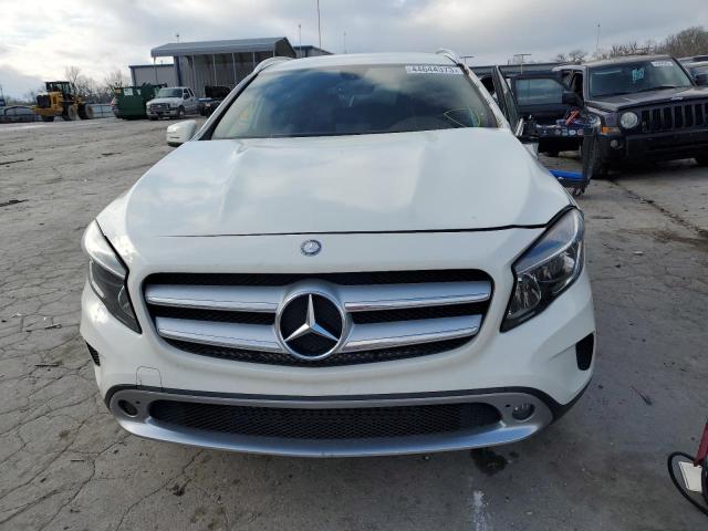 WDCTG4GB7FJ110757 - 2015 MERCEDES-BENZ GLA 250 4MATIC WHITE photo 5