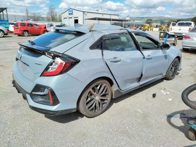 SHHFK7H47MU403452 - 2021 HONDA CIVIC SPORT 灰色 照片 3