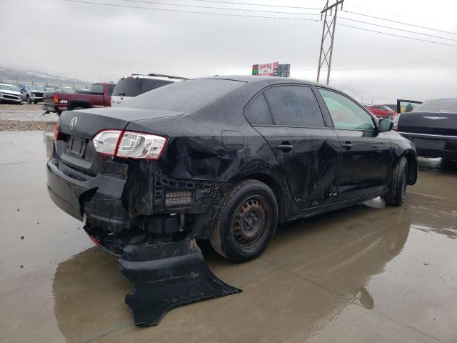 3VW2K7AJ4DM401408 - 2013 VOLKSWAGEN JETTA BASE 黑色 照片 3