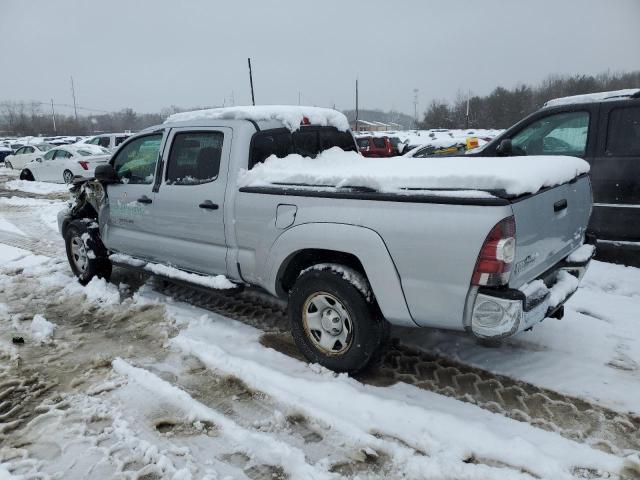 3TMMU4FN1CM045420 - 2012 TOYOTA TACOMA DOUBLE CAB LONG BED SILVER photo 2