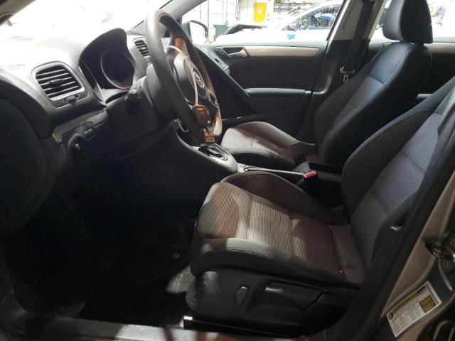WVWDB7AJ3AW163879 - 2010 VOLKSWAGEN GOLF GRAY photo 7