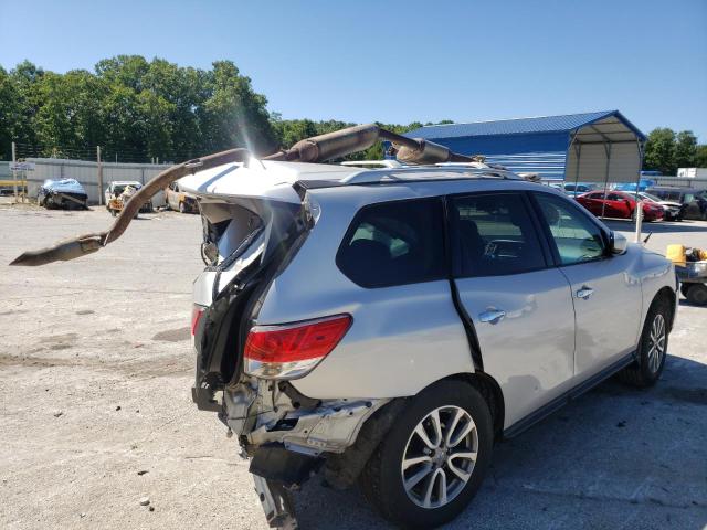 5N1AR2MM1FC705122 - 2015 NISSAN PATHFINDER S 银色 照片 4