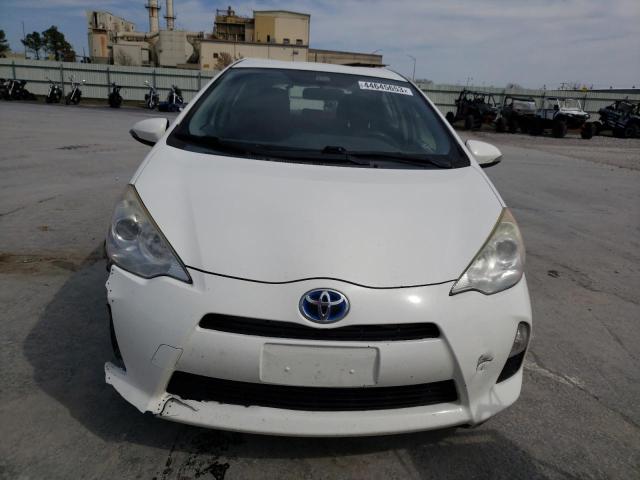 JTDKDTB34D1047344 - 2013 TOYOTA PRIUS C WHITE photo 5