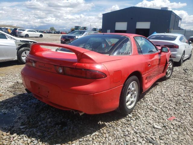 JA3AM44H4VY001255 - 1997 MITSUBISHI 3000 GT RED photo 4