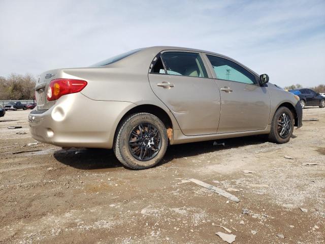 1NXBU40E79Z057250 - 2009 TOYOTA COROLLA BASE GOLD photo 3