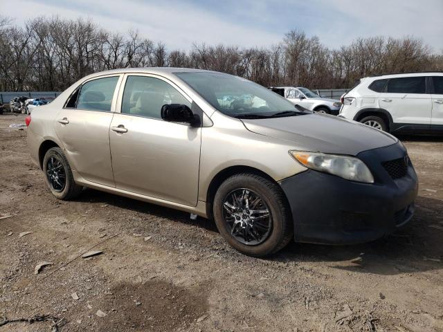 1NXBU40E79Z057250 - 2009 TOYOTA COROLLA BASE GOLD photo 4