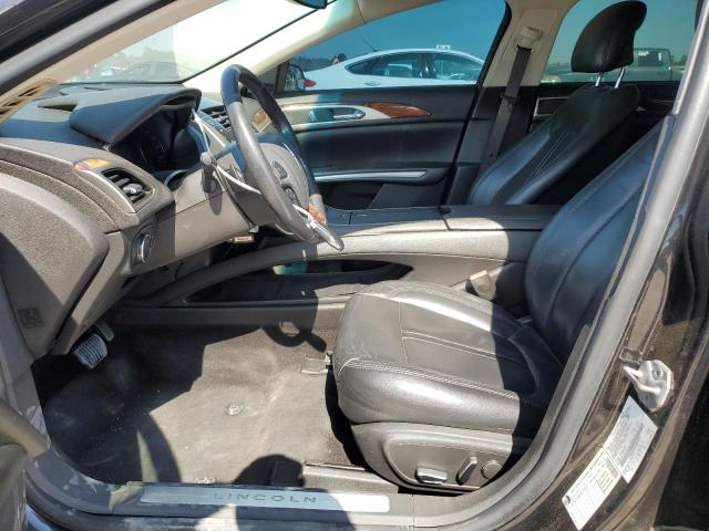 3LN6L2GK5ER802826 - 2014 LINCOLN MKZ BLACK photo 7