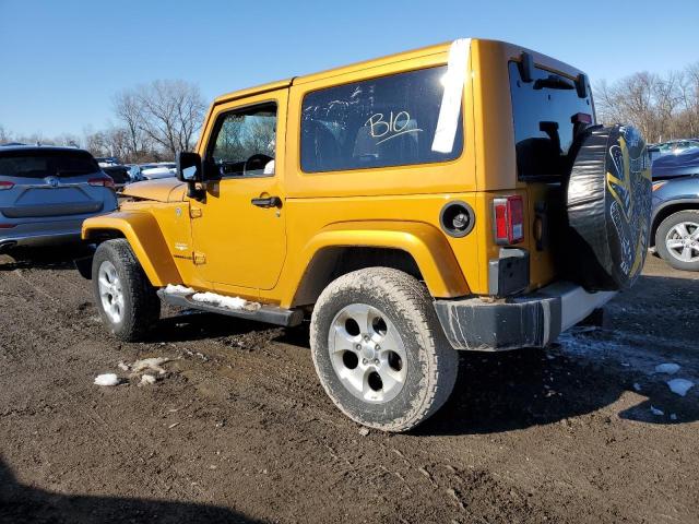 1C4AJWBG1EL322912 - 2014 JEEP WRANGLER SAHARA GOLD photo 2