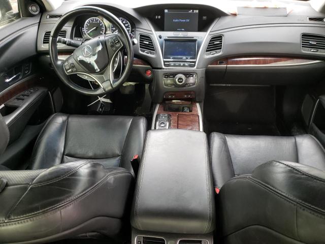 JH4KC2F90GC000329 - 2016 ACURA RLX SPORT HYBRID ADVANCE BLACK photo 8