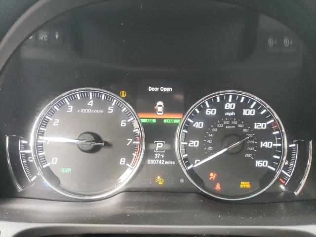 JH4KC2F90GC000329 - 2016 ACURA RLX SPORT HYBRID ADVANCE BLACK photo 9