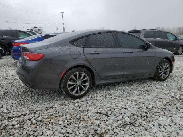 1C3CCCBBXFN592804 - 2015 CHRYSLER 200 S GRAY photo 3