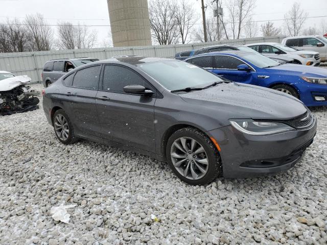 1C3CCCBBXFN592804 - 2015 CHRYSLER 200 S GRAY photo 4