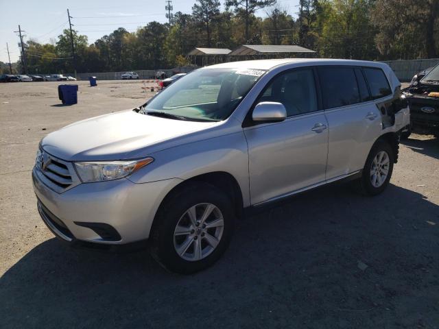 5TDZK3EH5DS113401 - 2013 TOYOTA HIGHLANDER BASE فضي صورة 1