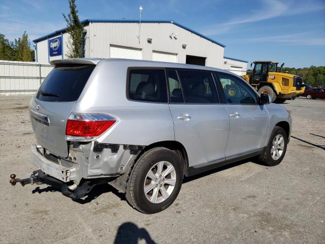 5TDZK3EH5DS113401 - 2013 TOYOTA HIGHLANDER BASE فضي صورة 3