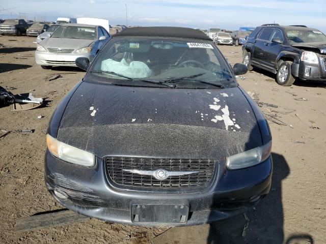 3C3EL55H3XT591645 - 1999 CHRYSLER SEBRING JXI BLACK photo 5