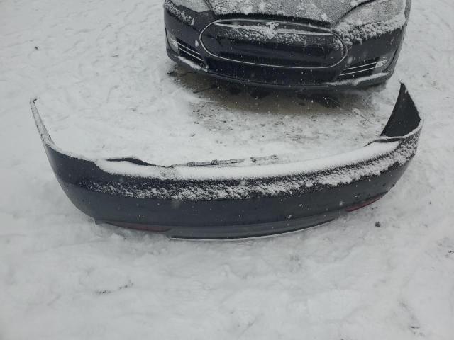 5YJSA1H17EFP35088 - 2014 TESLA MODEL S BLACK photo 12