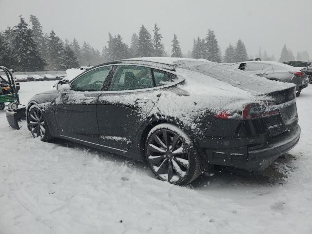 5YJSA1H17EFP35088 - 2014 TESLA MODEL S BLACK photo 2