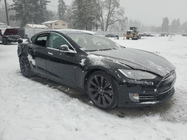 5YJSA1H17EFP35088 - 2014 TESLA MODEL S BLACK photo 4