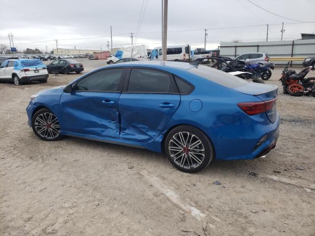 3KPF44AC7PE522284 - 2023 KIA FORTE GT BLUE photo 2