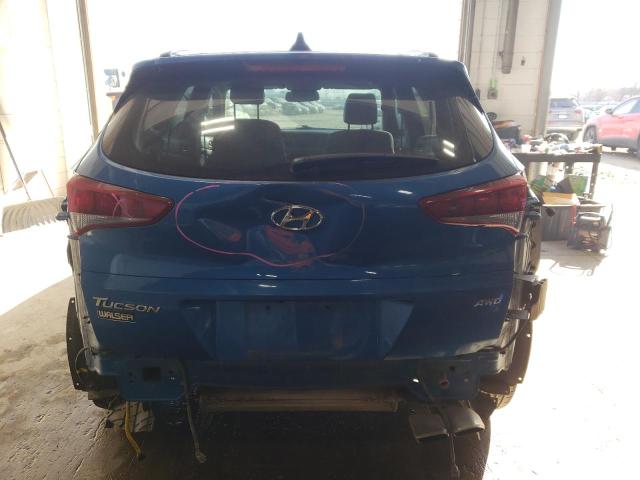 KM8J3CA27JU784275 - 2018 HYUNDAI TUCSON VALUE BLUE photo 6