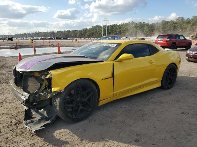2G1FS1EW3D9178965 - 2013 CHEVROLET CAMARO SS YELLOW photo 1