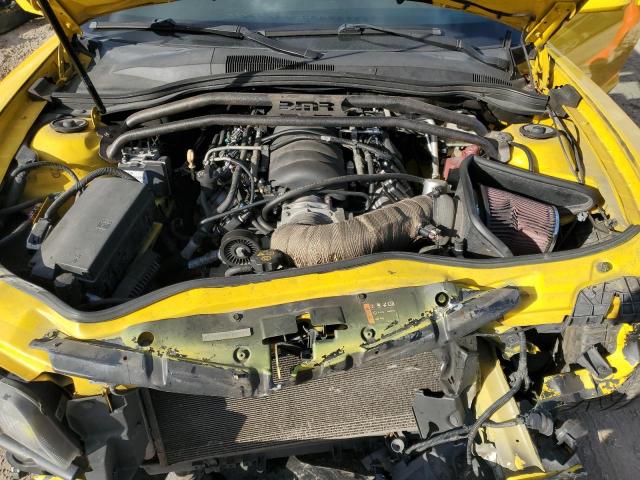 2G1FS1EW3D9178965 - 2013 CHEVROLET CAMARO SS YELLOW photo 11