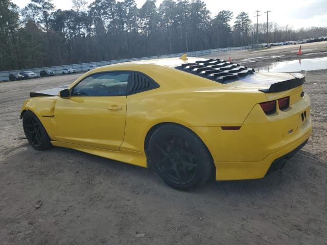 2G1FS1EW3D9178965 - 2013 CHEVROLET CAMARO SS YELLOW photo 2