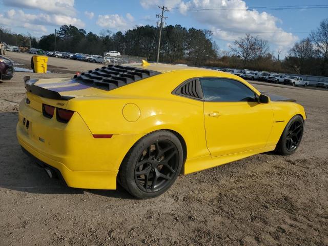 2G1FS1EW3D9178965 - 2013 CHEVROLET CAMARO SS YELLOW photo 3