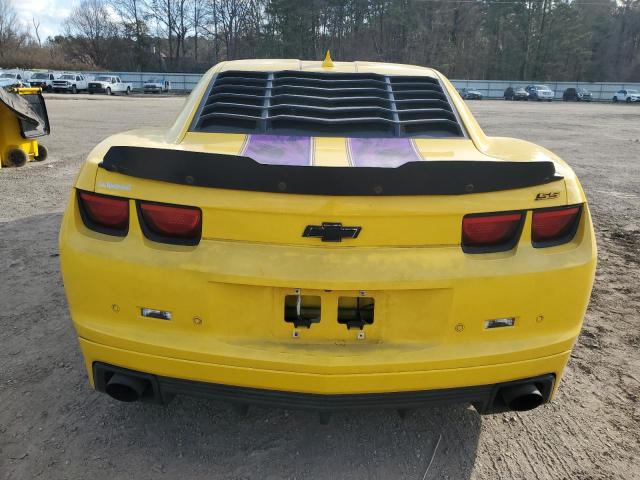 2G1FS1EW3D9178965 - 2013 CHEVROLET CAMARO SS YELLOW photo 6
