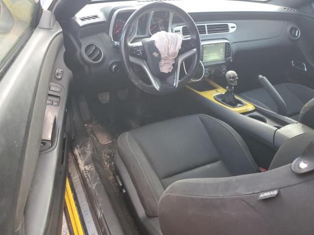 2G1FS1EW3D9178965 - 2013 CHEVROLET CAMARO SS YELLOW photo 8