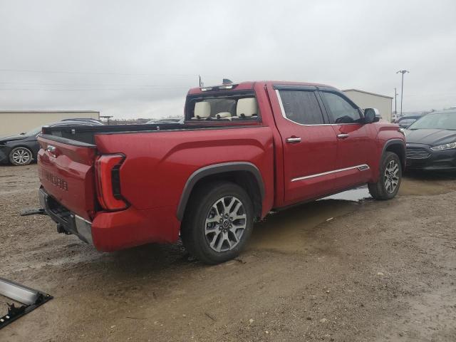 5TFMA5DB2RX141387 - 2024 TOYOTA TUNDRA CREWMAX PLATINUM წითელი ფოტო 3