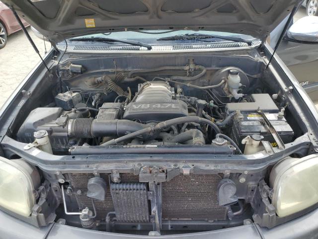 5TBBT44184S440649 - 2004 TOYOTA TUNDRA ACCESS CAB SR5 GRAY photo 11