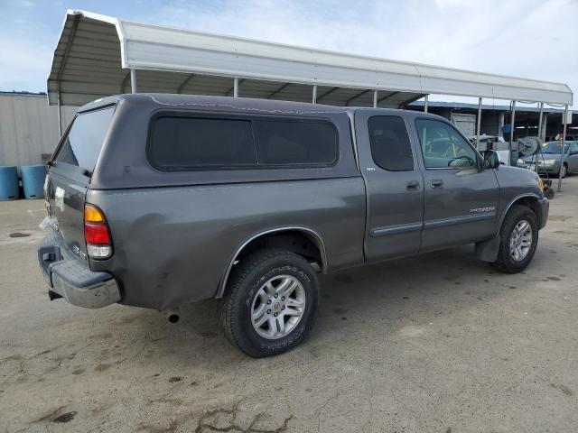 5TBBT44184S440649 - 2004 TOYOTA TUNDRA ACCESS CAB SR5 GRAY photo 3