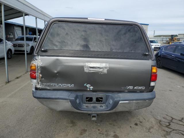 5TBBT44184S440649 - 2004 TOYOTA TUNDRA ACCESS CAB SR5 GRAY photo 6