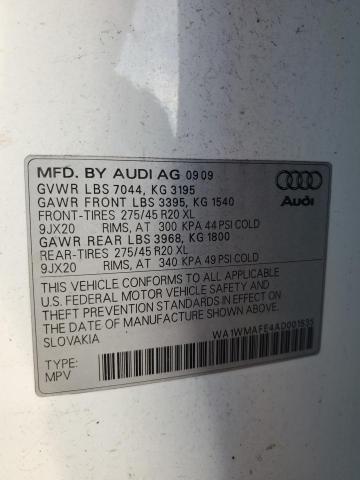 WA1WMAFE4AD001535 - 2010 AUDI Q7 PRESTIGE 白色 照片 13