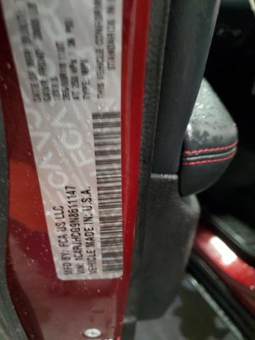 1C4RJHCG9N8611147 - 2022 JEEP GRAND CHER TRAILHAWK ბურგუნდია ფოტო 14