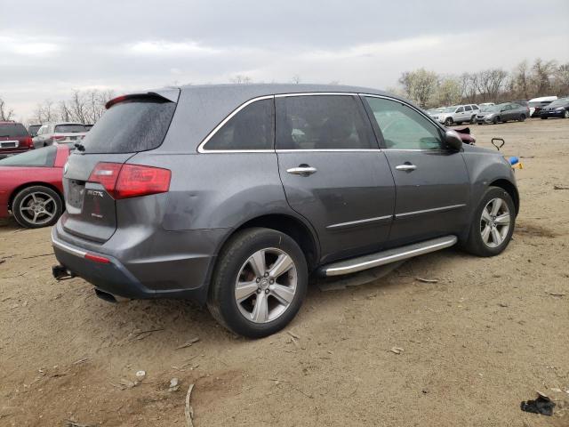 2HNYD2H4XAH515590 - 2010 ACURA MDX TECHNOLOGY GRAY photo 3