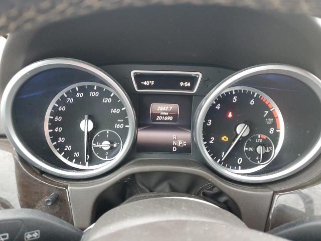 4JGDA5HB4FA533470 - 2015 MERCEDES-BENZ ML 350 4MATIC WHITE photo 9