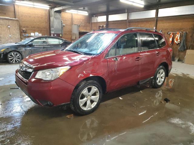 JF2SJAHCXFH476570 - 2015 SUBARU FORESTER 2.5I LIMITED BURGUNDY photo 1