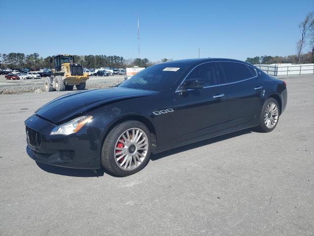 ZAM56RRA5E1098251 - 2014 MASERATI QUATTROPOR S BLACK photo 1