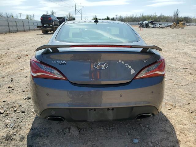 KMHHU6KJ8FU127107 - 2015 HYUNDAI GENESIS CO 3.8L GRAY photo 6