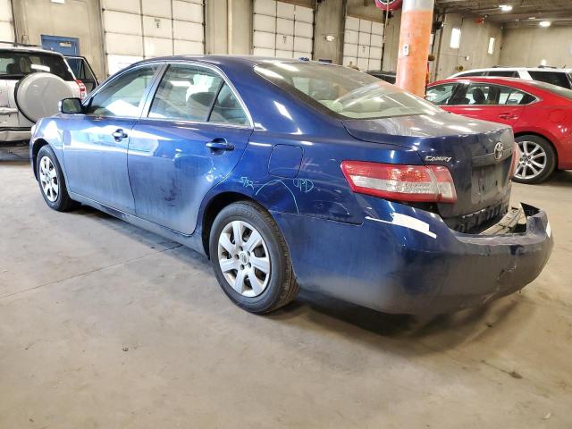 4T4BF3EK8AR046514 - 2010 TOYOTA CAMRY BASE BLUE photo 2