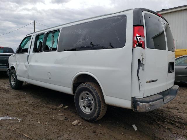 1GAZGPFG7K1323225 - 2019 CHEVROLET EXPRESS G3 LT WHITE photo 2