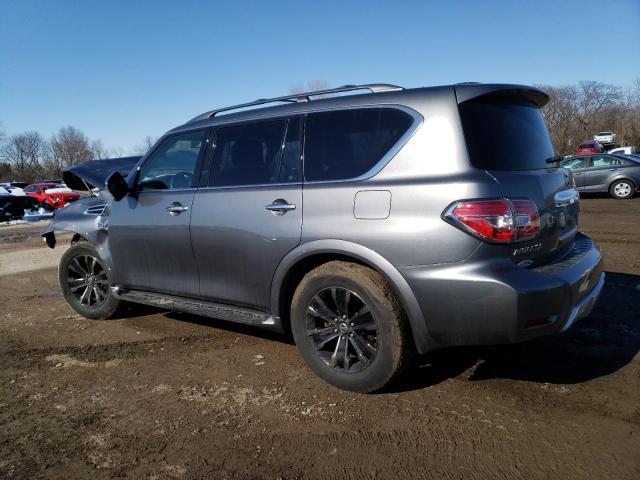 JN8AY2NE9J9730164 - 2018 NISSAN ARMADA PLATINUM GRAY photo 2