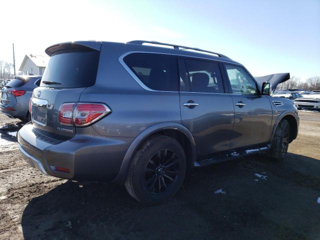 JN8AY2NE9J9730164 - 2018 NISSAN ARMADA PLATINUM GRAY photo 3