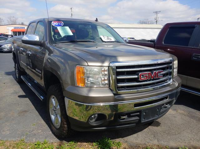 3GTP2WE76CG205467 - 2012 GMC SIERRA K1500 SLT GRAY photo 1