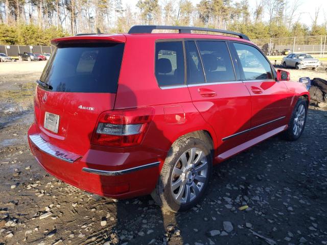 WDCGG8HB1AF412600 - 2010 MERCEDES-BENZ GLK-CLASS 350 4MATIC RED photo 3