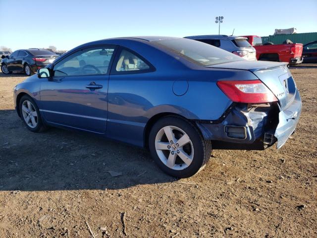 2HGFG12846H575187 - 2006 HONDA CIVIC EX BLUE photo 2