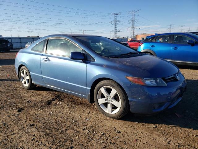 2HGFG12846H575187 - 2006 HONDA CIVIC EX BLUE photo 4